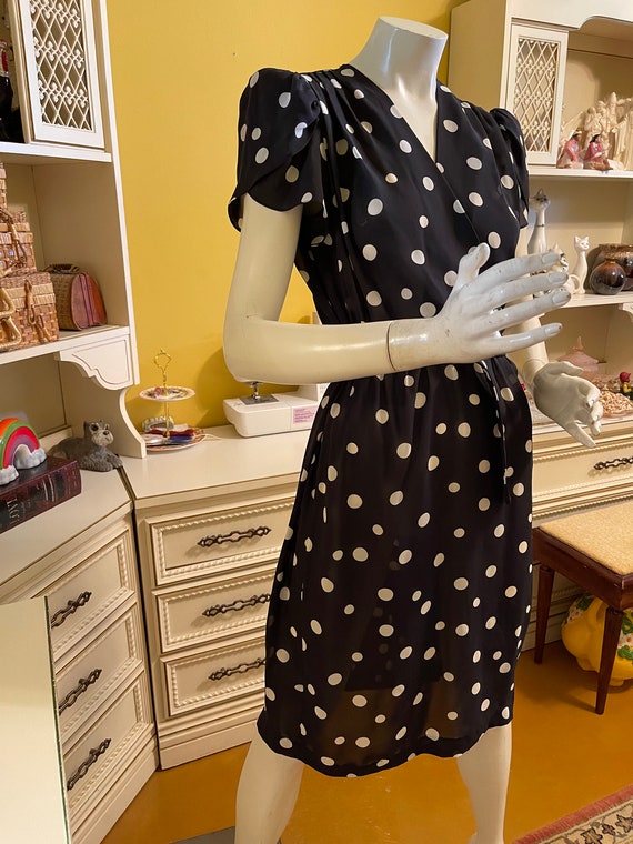 Vintage JT Petites Polka Dot Dress - Etsy