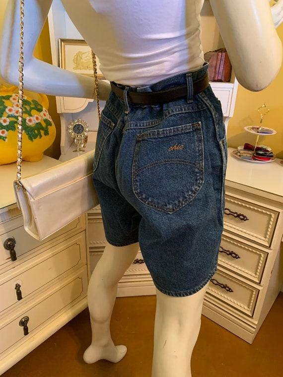 Vintage 80’s early 90’s Chic jeans shorts. - image 9