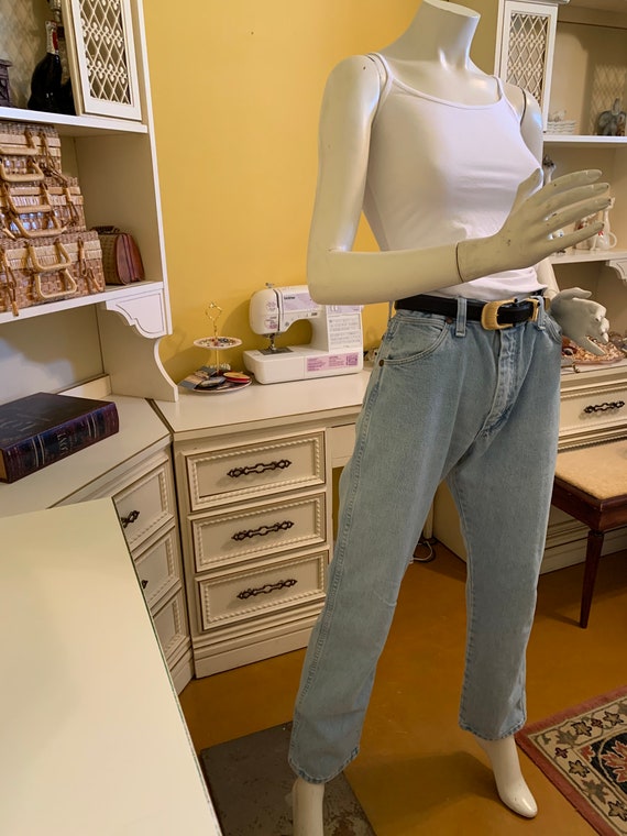 Vintage light wash Wrangler jeans - image 1