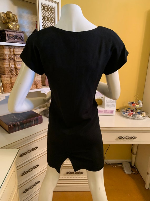 Vintage Carole Little petites black dress - image 8