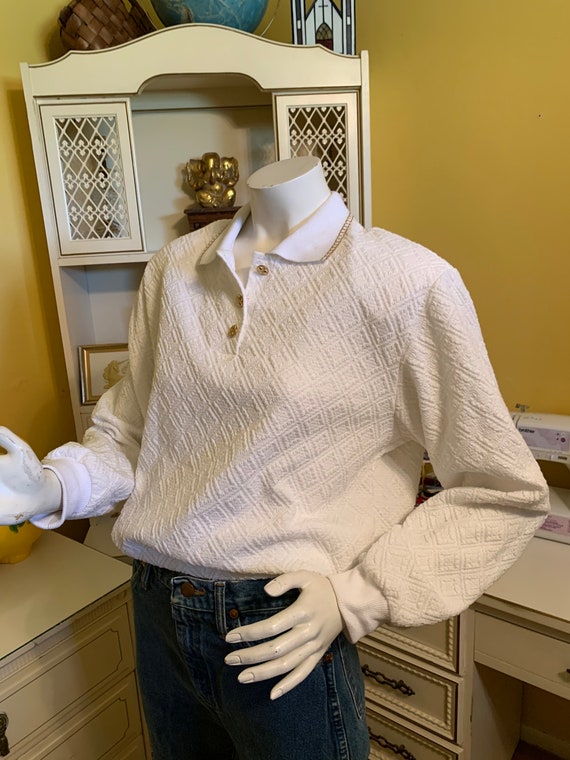 Vintage Alfred Dunner white sweater - image 10