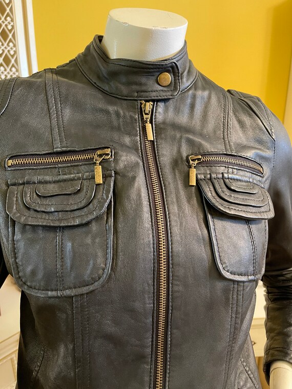 Vintage 80’s Bagatelle genuine leather jacket - image 10