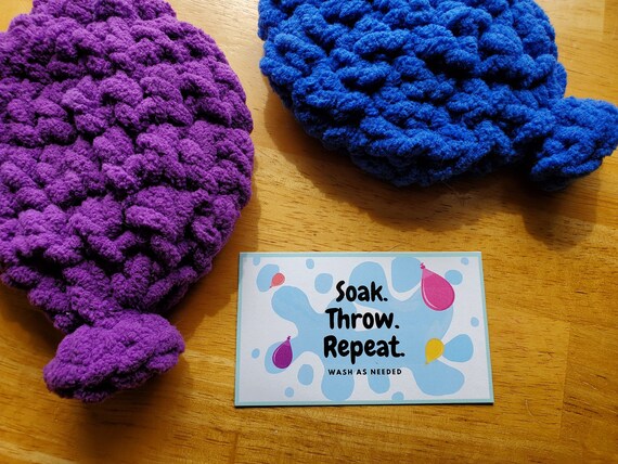 Crochet Water Balloon Digital Download Printable Tag | Etsy