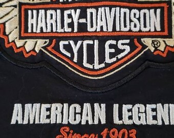 Distressed by hand done process to upcycle this one of a kind original. Womens size 1X Harley Davidson shirt