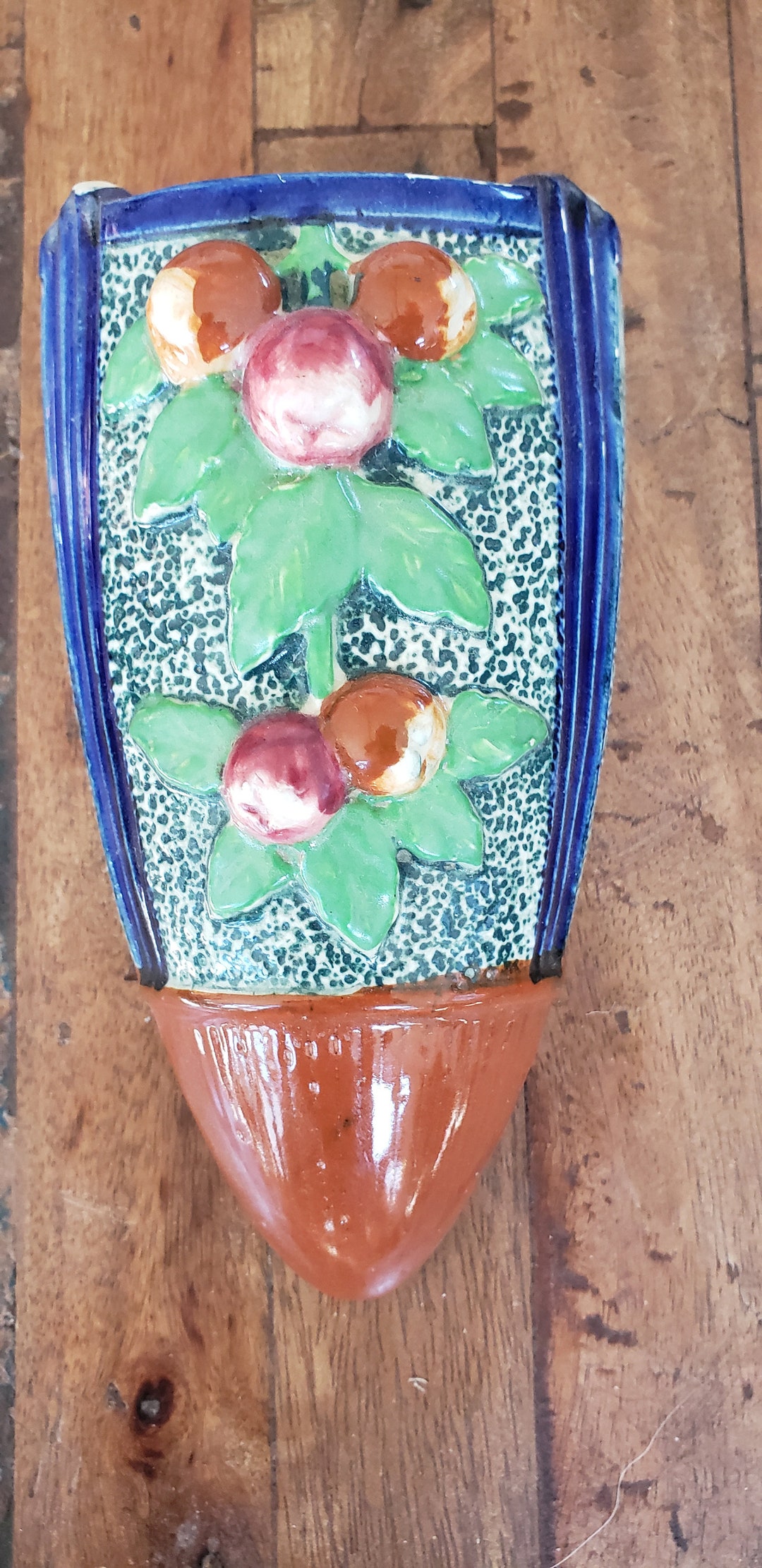 Wall Pocket, Vintage Ceramic, Made in Japan Piece. Etsy