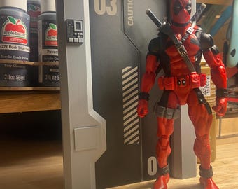 1:12 Scale sci-fi space door Action Figure Diorama Prop