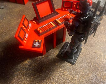 1/18 Sci-fi Console Computer by RandomDiorama.