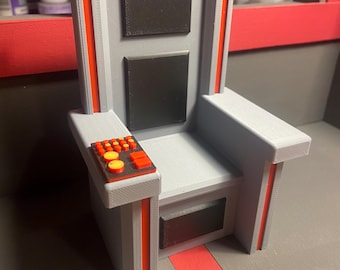 1/12 scale action figure chair retro Sci-fi command
