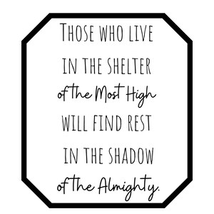 Psalms 91 DIGITAL DOWNLOAD