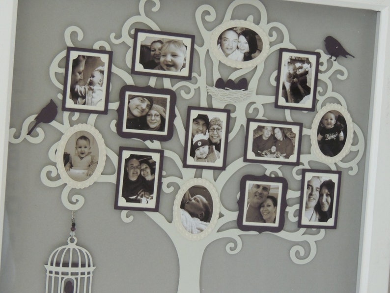 Photo Tree Frames Vintage Bird Tree Family Tree Gifts Photo Etsy UK