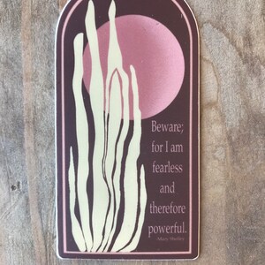 Inspirational Quote Sticker: Weatherproof Vinyl Affirmation