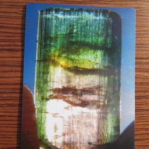 Tourmaline From Brazil - Crystal Magnet - 4&quot;x5.5&quot; In Size