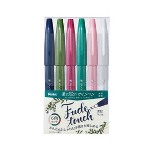 PENTEL Fude Brush Pen, Extra Fine (XFL2F) 