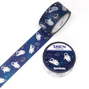 Kamiiso SAIEN Washi Tape - Astronauta (Made in Japan)