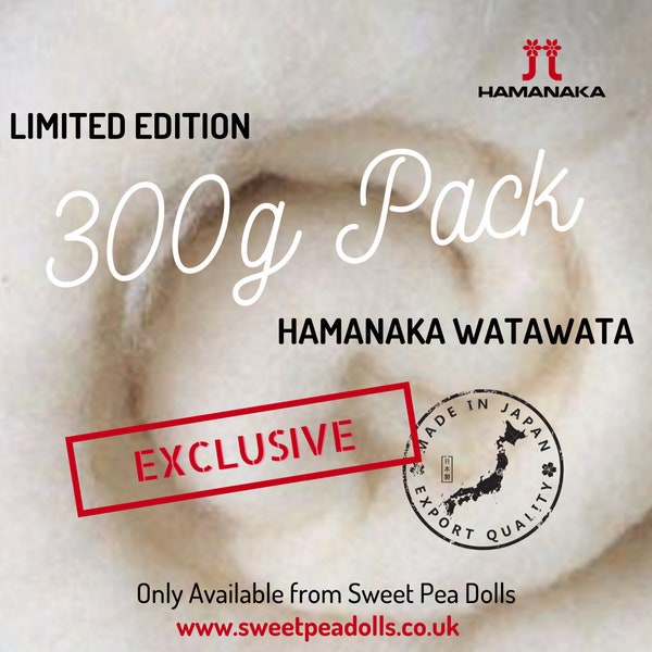 Exclusive Hamanaka x Sweet Pea Dolls - Needle Felting Core Wool Batt - 300g Watawata Bumper Pack