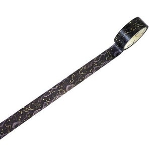 World Craft Glitter Washi Tape - Sterrennachthemel
