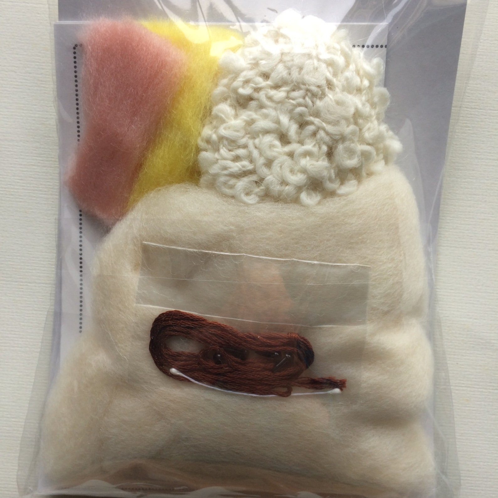 Japanese Hamanaka Felt Wool Mascot Needle Felting Kit 2 Sheep Etsy
