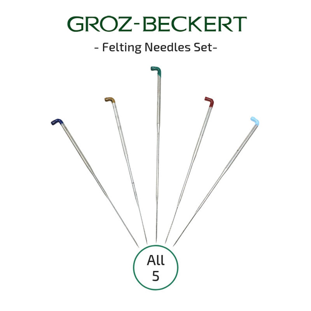 GROZ-BECKERT Felting Needles- Five Faves Set – The Felted Desert