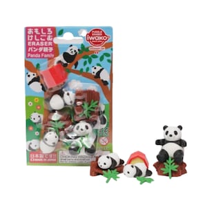 Iwako puzzelgommen - Panda (gemaakt in Japan)