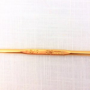 Japanese Hamanaka Crochet Hook Size 3/0 US B/1, UK 13, Metric 2.25mm image 5