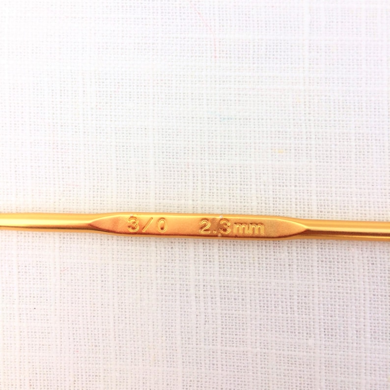 Japanese Hamanaka Crochet Hook Size 3/0 US B/1, UK 13, Metric 2.25mm image 5