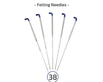 Superb Quality Groz-Beckert Felting Needles - 38 Gauge Triangular - Choose your preferred quantity.