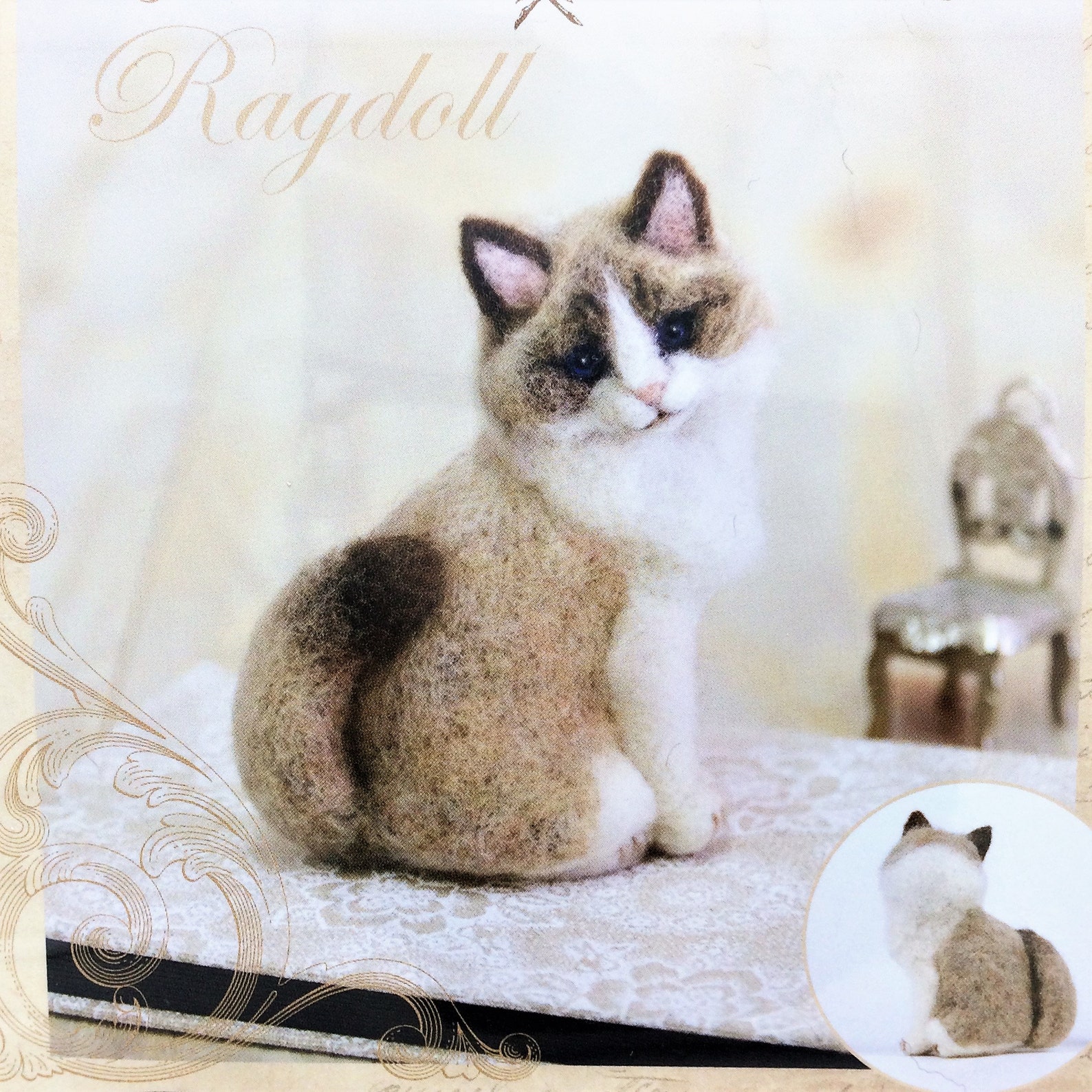 Japanese Hamanaka Needle Felting Kit Ragdoll Cat. Etsy