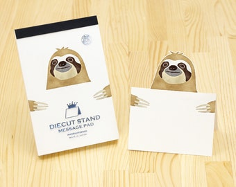 Marumo Pop-Up Memo Pad - Sloth