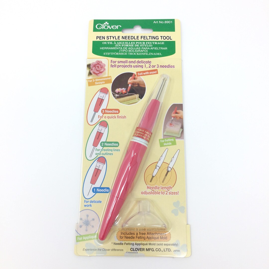 Clover Needle Felting Pen Tool. Felting Multineedle Tool. Etsy