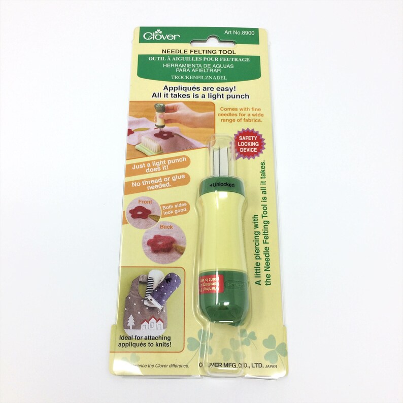 Clover Needle Felting Tool. 5 Needle Tool for Needle Felting. Etsy