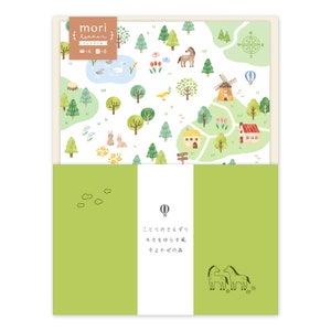 Mind Wave Letter Writing Set - Soyokaze no Mori - Bosque en spring breeze