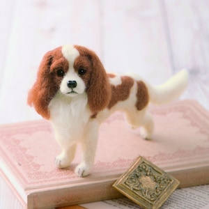 Japanese Hamanaka Realistic Needle Felting Kit - Cavalier (English translation included)