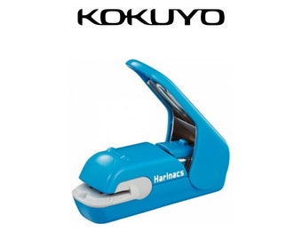 Kokuyo Harinacs Press Staple-free Stapler - Blue