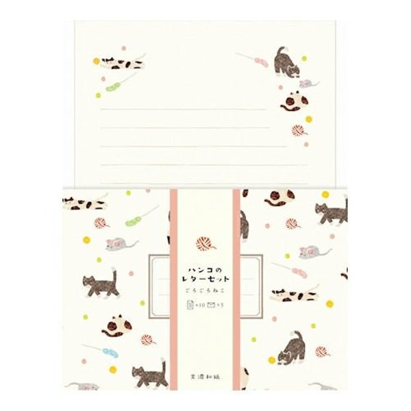 Furukawa Paper Works - Hanko Letter Set - Gatos