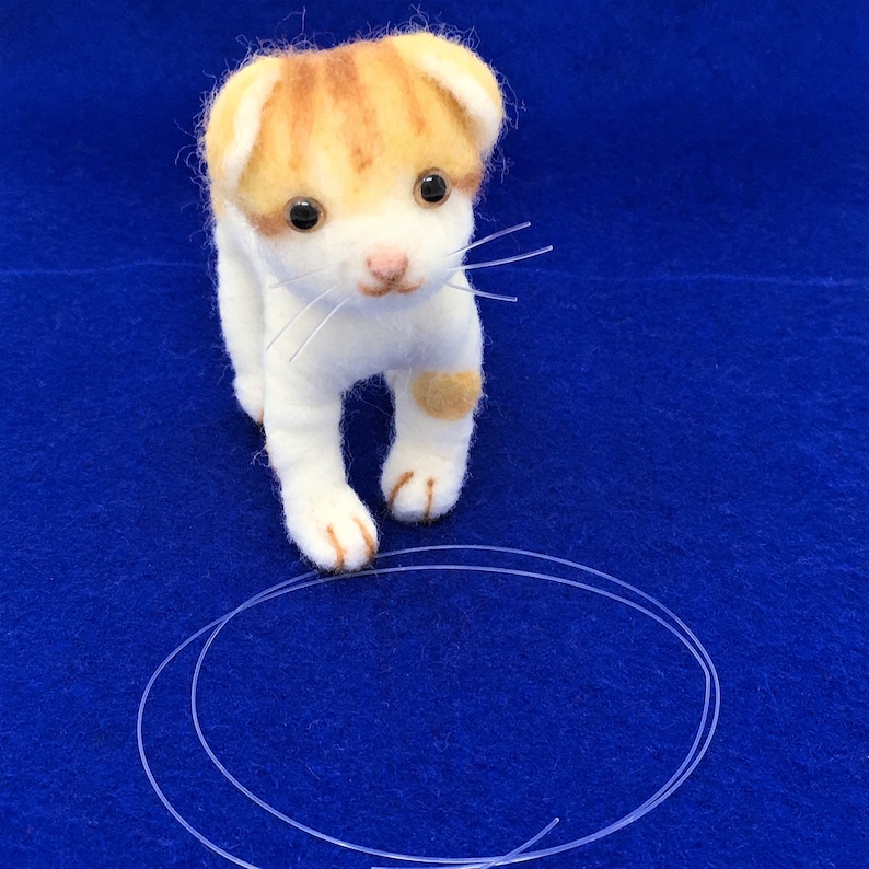 Material for Creating Cat Whiskers on Felted Cats 50cm Etsy Denmark