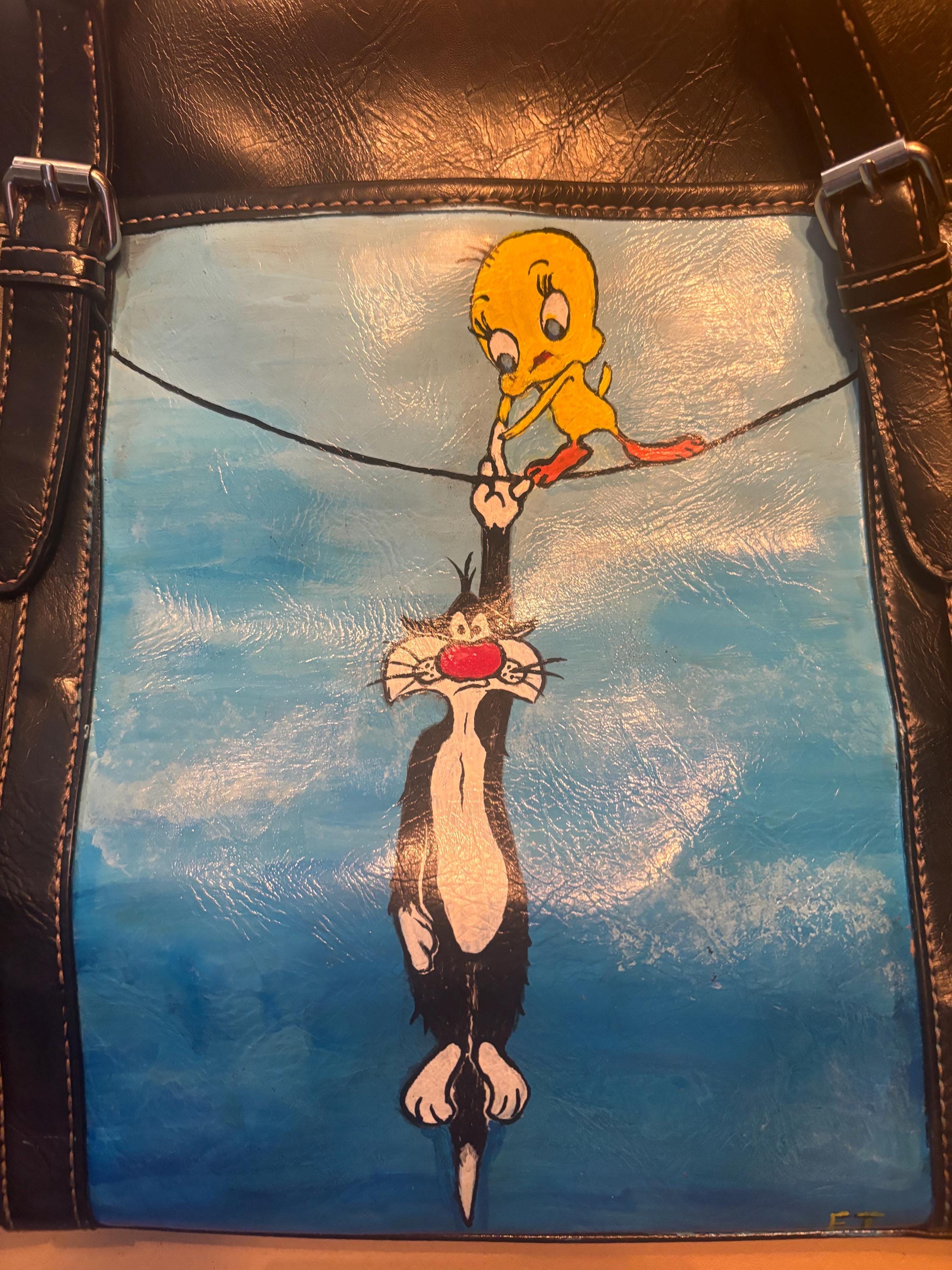 Tweety Bird Leather Handbag - Etsy