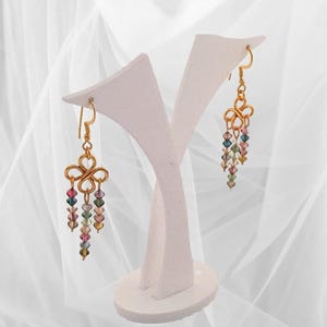 Swarovski rainbow earrings
