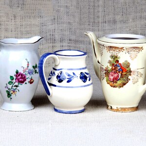 Chodziez Porcelain, Set Remplacement, Your Choice, Vintage Replacement, TeaPot Chocolate, Coffee Maker, Flea Market, Wedding Gift, Vase Set