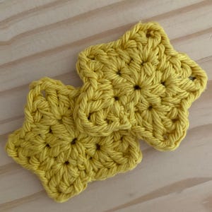 Lucky Star Crochet Hair Clips (set of two)