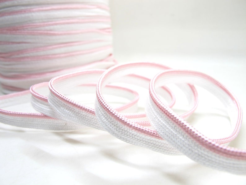 5 Yards 38 Inch Rose Gold Metallic Shiny Braided Lip Cord TrimPiping