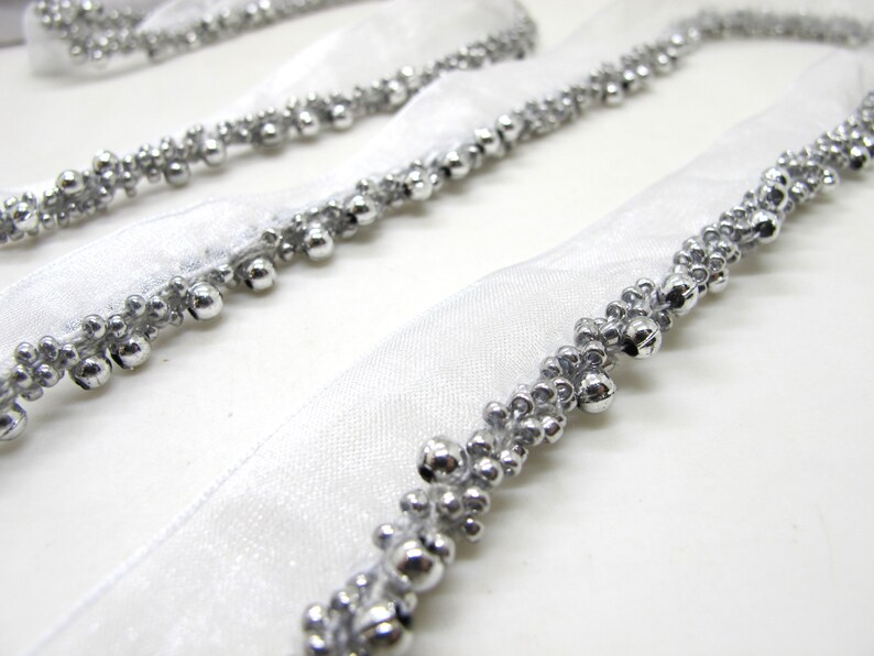 21mm Seed Beads and Pearls Twisted Piping Trim|Lip Cord|Lace Trim|Edging Trim|Cushion Making|Costume Doll Miniature Decorative Bead Lace