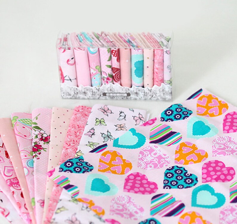 Box of 10 Pieces 24x26cm Cotton Fabric Scrap BundleQuilting Etsy