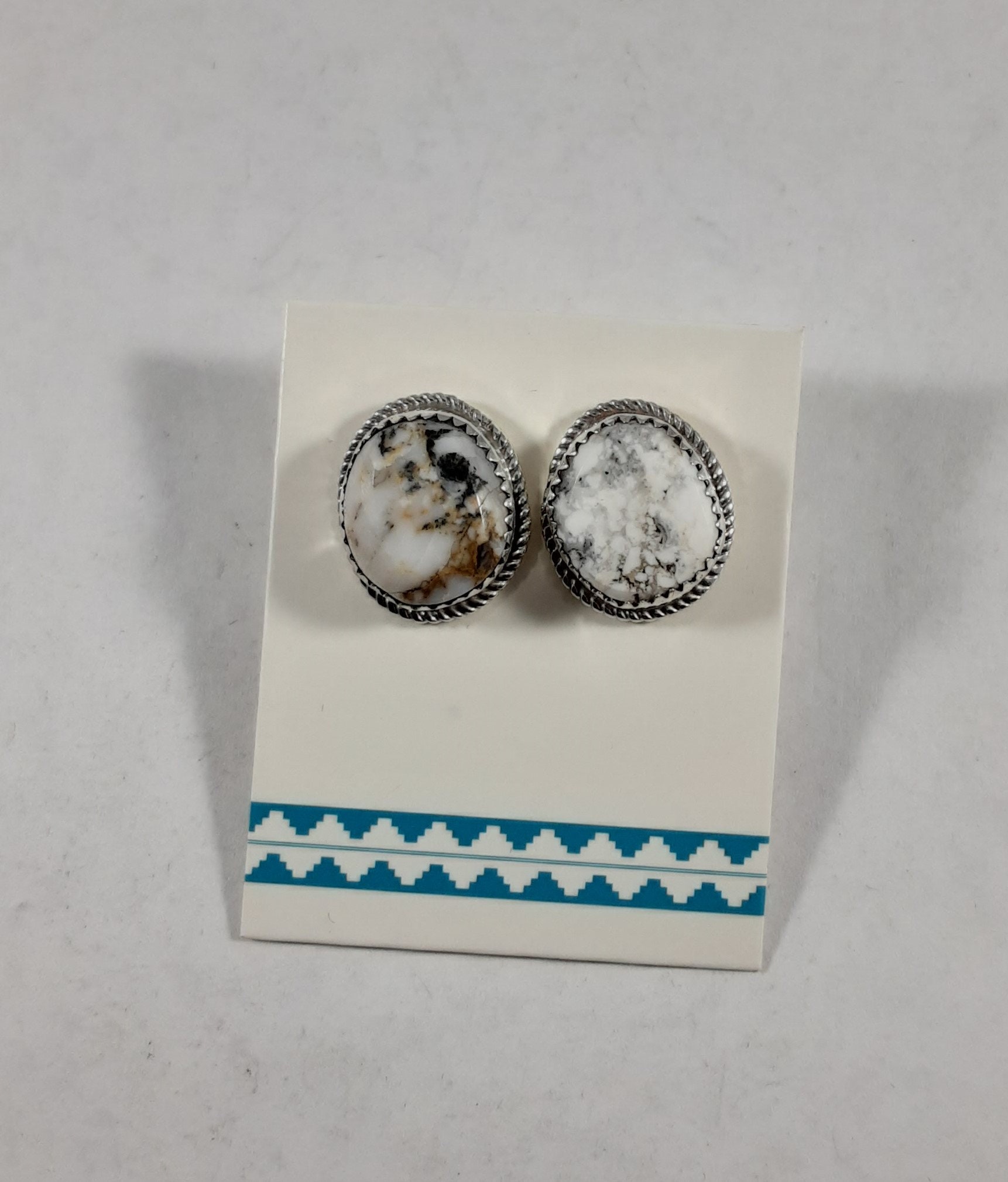 White Buffalo Earrings Etsy