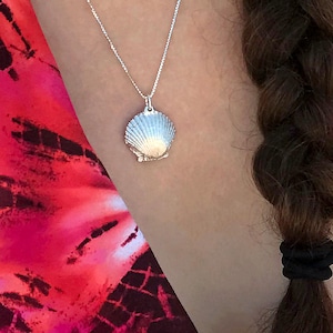 Camino De Santiago Shell Necklace, Camino Necklace, Pilgrimage Necklace Camino Scallop Shell Necklace, silver handmade gifts, hostess gifts