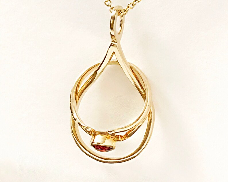 Ring Holder Necklace Gold ISLA Ring Necklace Holder Necklace Etsy