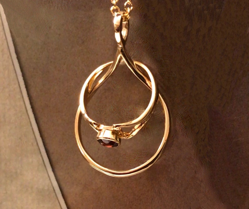 Ring Holder Necklace GOLD Wedding Ring Holder Necklace Pendant Etsy