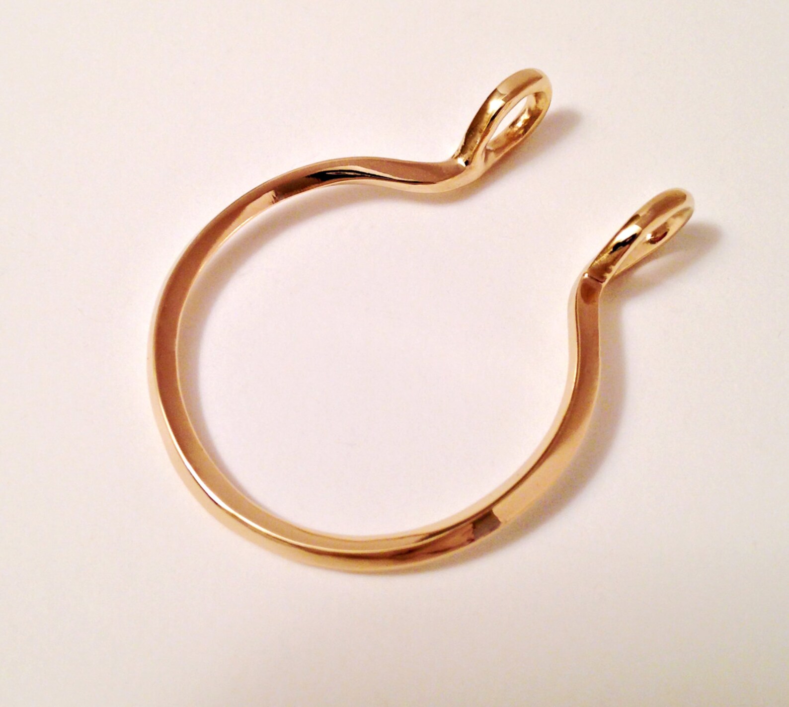 Gold Ring Holder Necklace Heart or Hammered or Smooth Holder Etsy