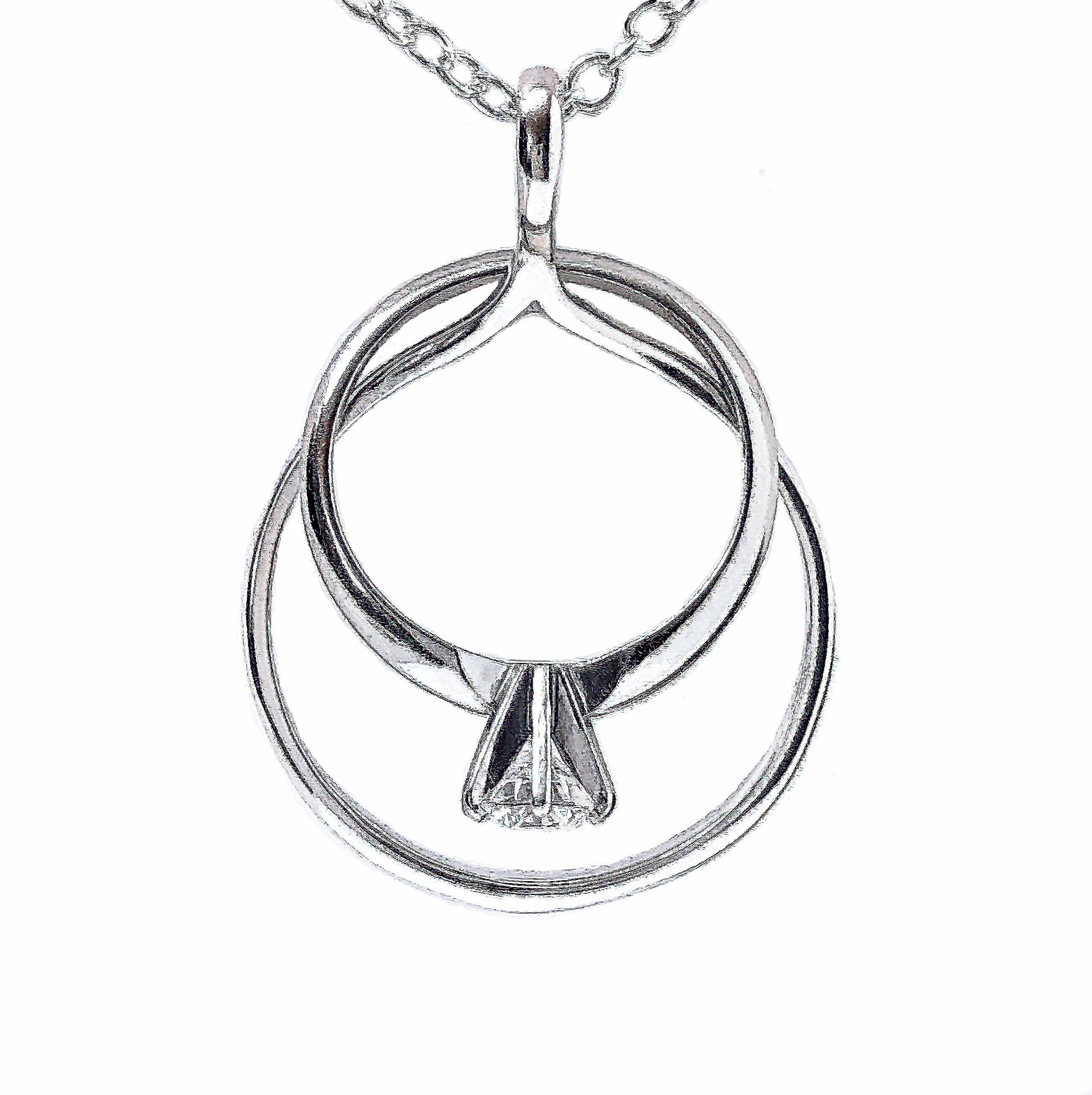 Mens Ring Holding, Sterling Silver Ring Holder Necklace, Unisex Ring Holder,  | eBay