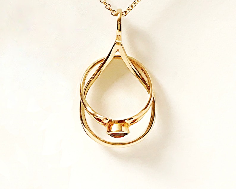 Ring Holder Necklace Gold ISLA Ring Necklace Holder Necklace Etsy
