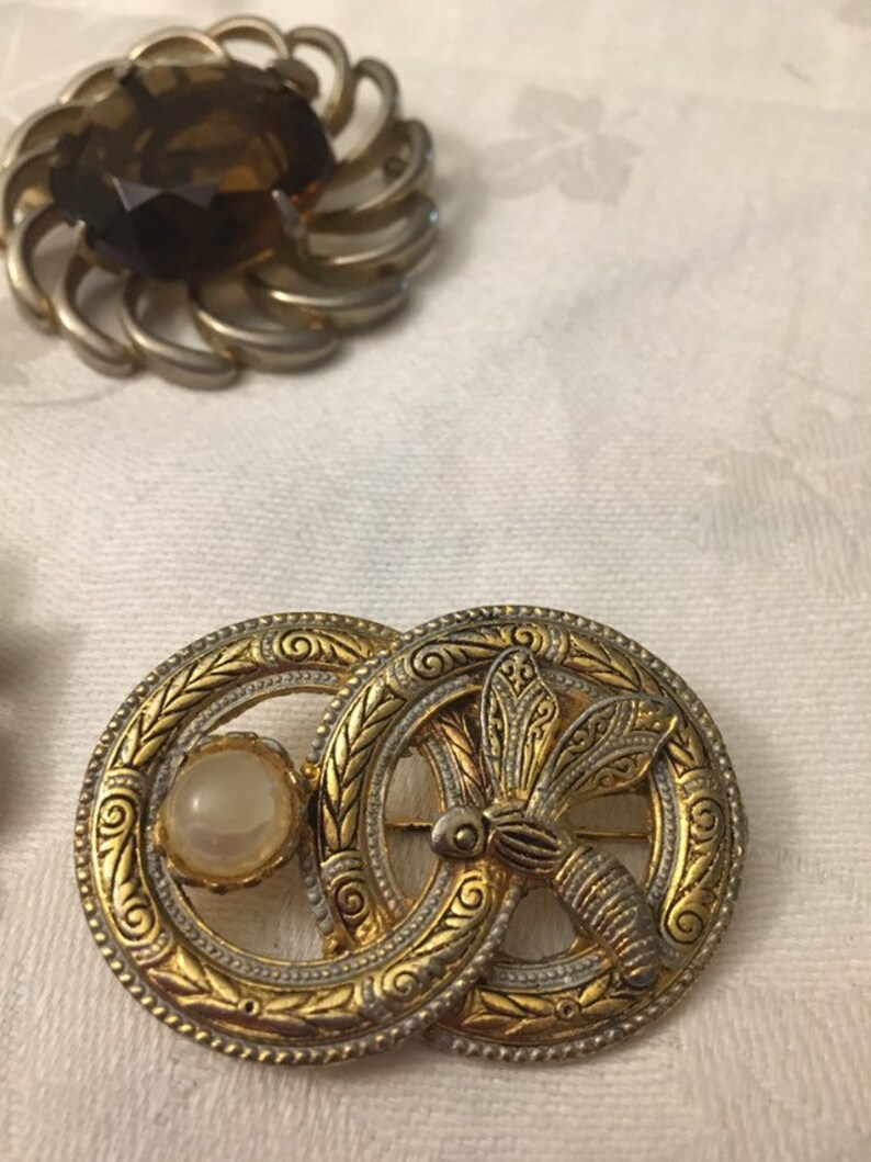 A Set of Unusual Brooches Etsy